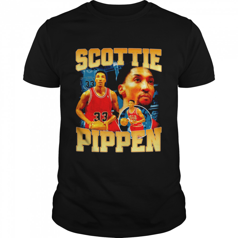 Basketball Vintage Retro 80s Scottie Pippen 90s shirt