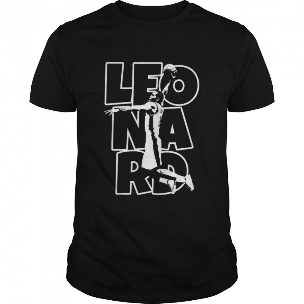 Black And White Design Kawhi Leonard Clippers Basketball shirt