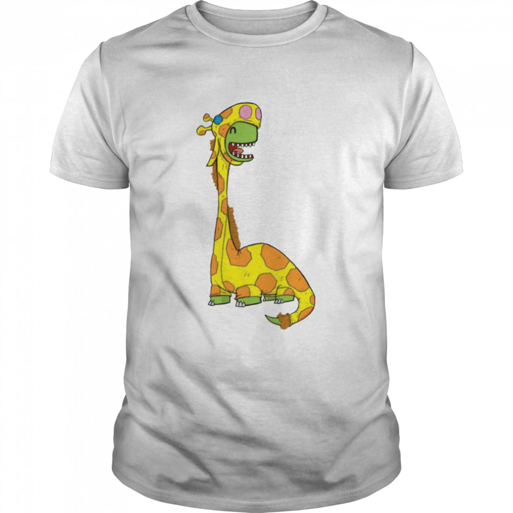 Bronto Raffe Giraffe Dinosaur Cosplay Giraffe shirt