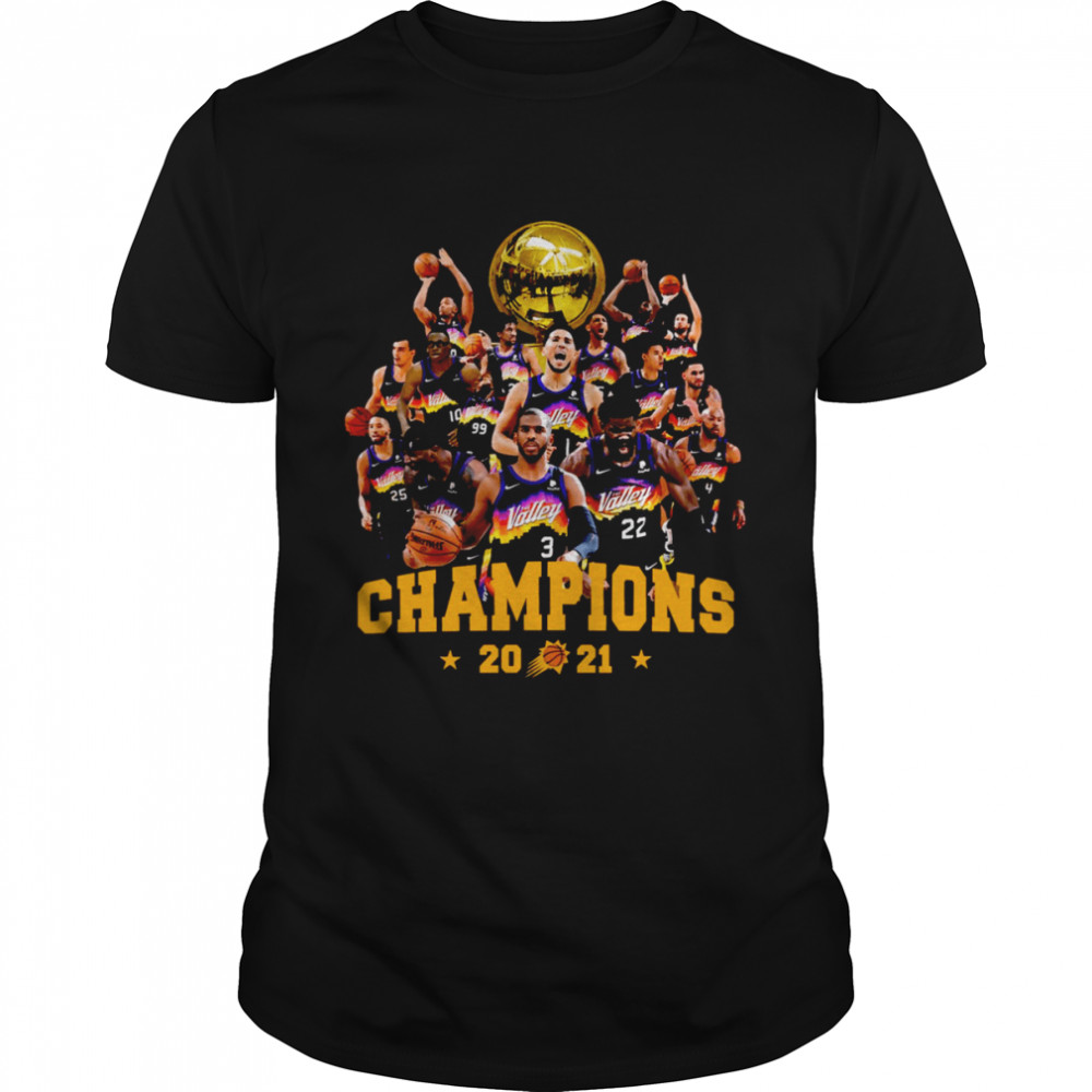 Chris Paul And Devin Booker Champions 2021 Basketbll shirt