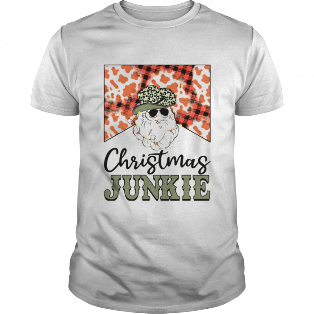 Christmas Junkie Vintage Santa shirt