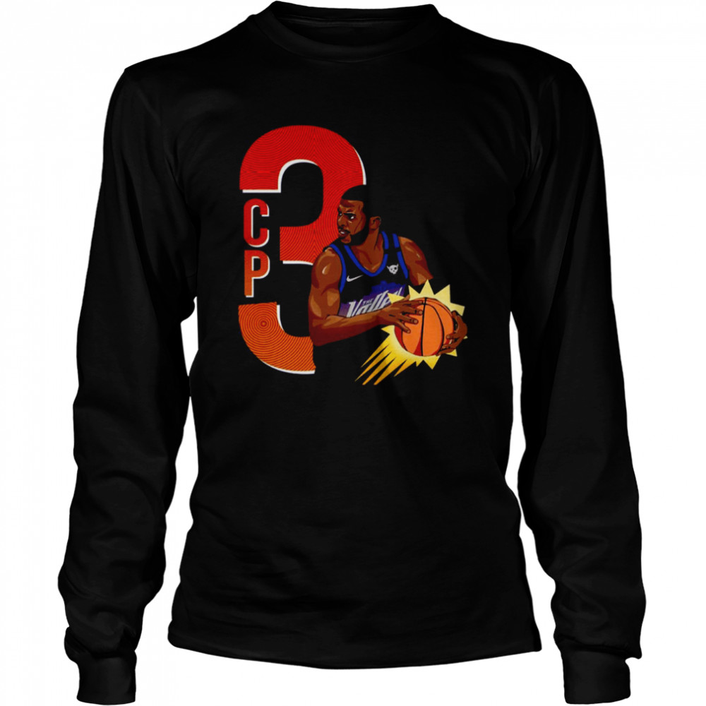 Cp3 Art Basket E Mase Nomer Pitu Chris Paul shirt Long Sleeved T-shirt