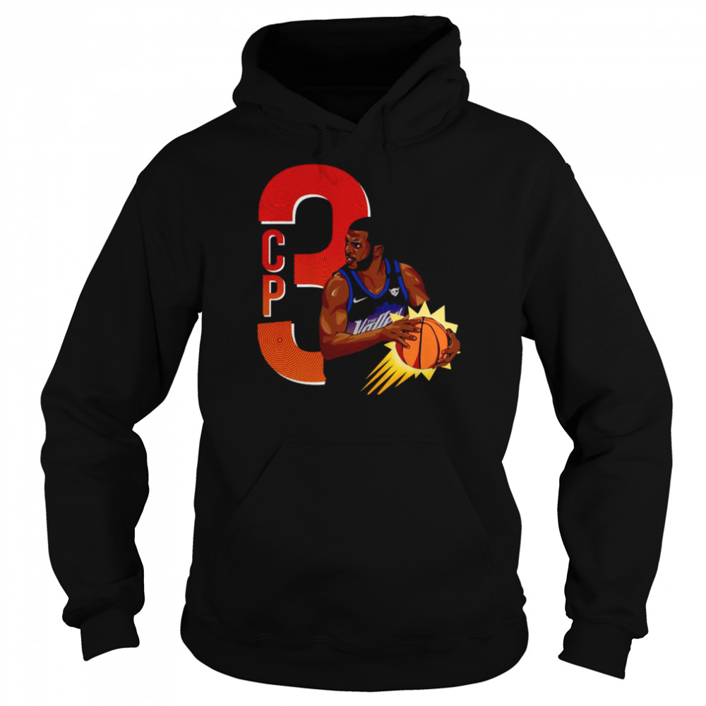 Cp3 Art Basket E Mase Nomer Pitu Chris Paul shirt Unisex Hoodie