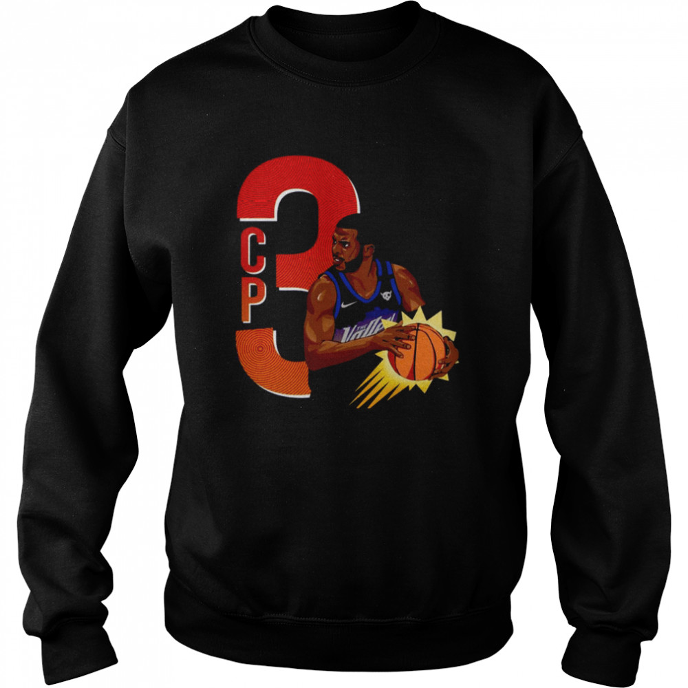 Cp3 Art Basket E Mase Nomer Pitu Chris Paul shirt Unisex Sweatshirt