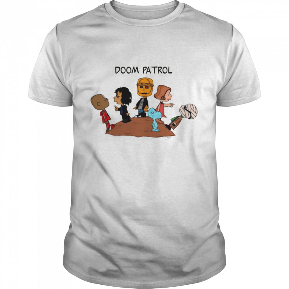 Doom Patrol Team Cartoon Peanuts shirt