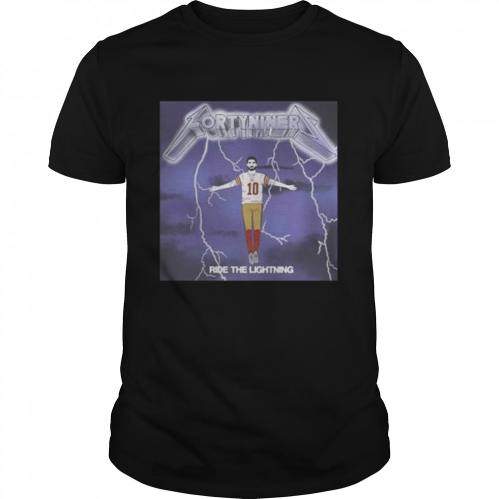 Drawing Jimmy G Metallica Album Forty Niners shirt