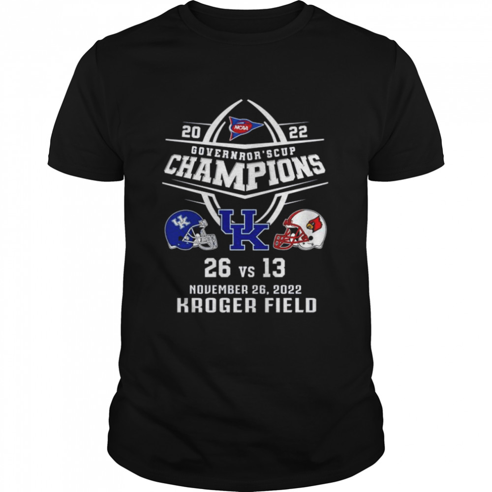 Kentucky Wildcats 26 13 Louisville football 2022 Governors Cup Champions shirt