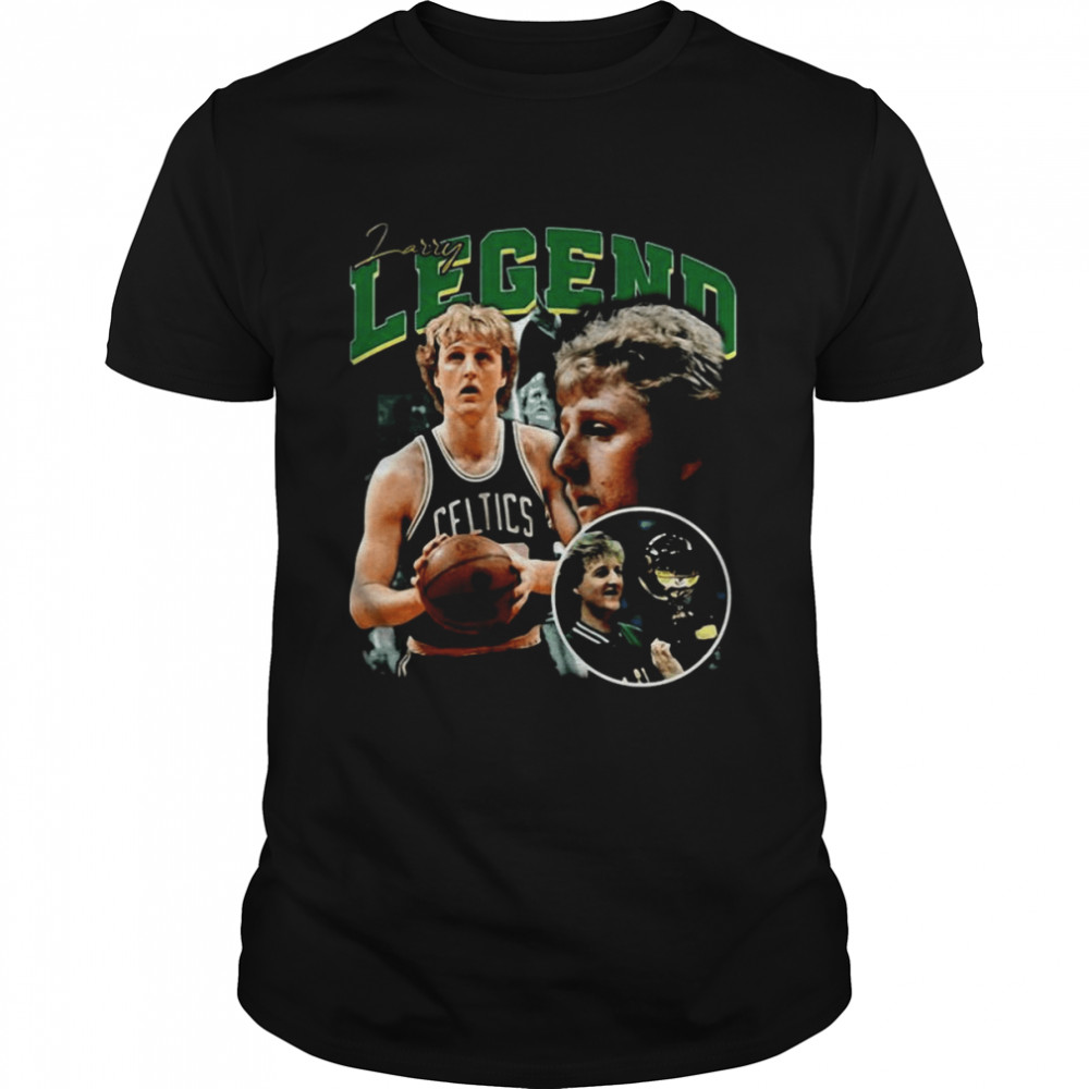 Larry Bird Boston Celtics Champion Legend Basketball Signature Shirt