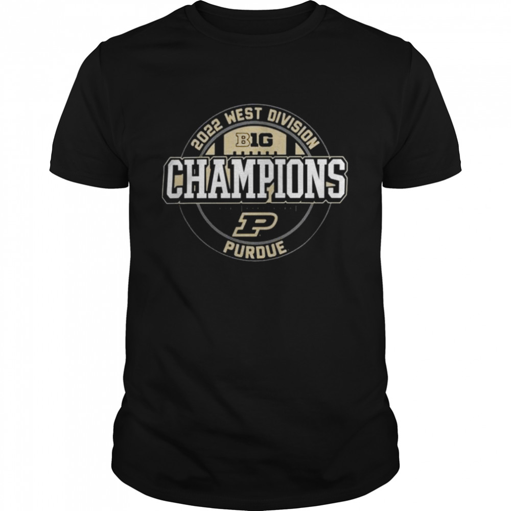 Purdue west division big 10 champion 2022 shirt