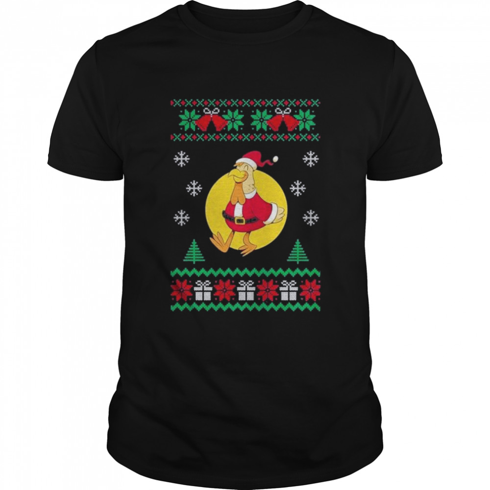 Santa Chicken Tree Christmas 2022 shirt