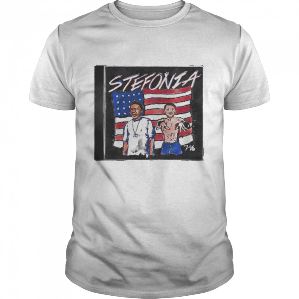 STEFONIA 716 American Flag shirt