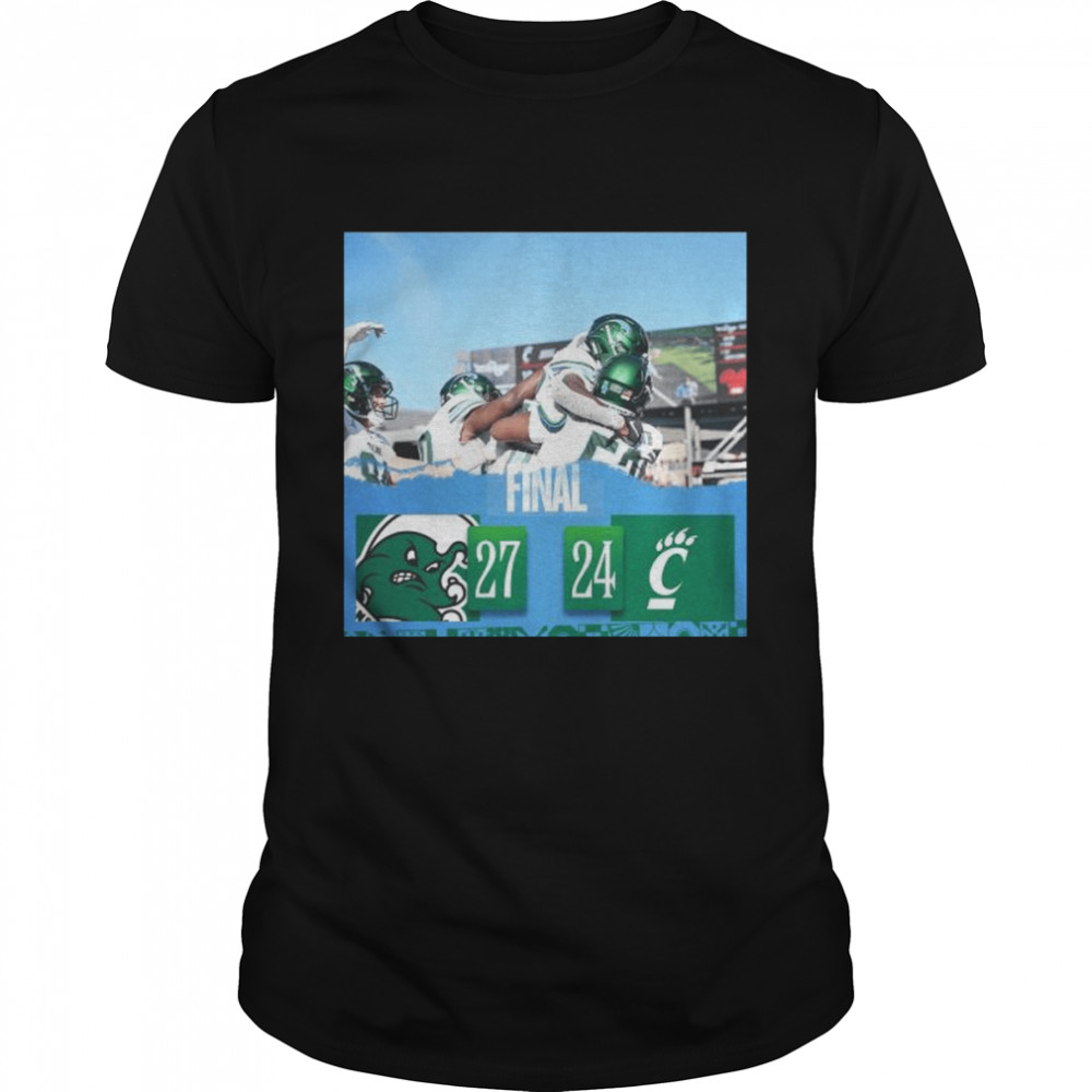 Tulane vs Cincinnati Football 2022 Bearcats’ 32-game home winning streak 27 24 final score shirt