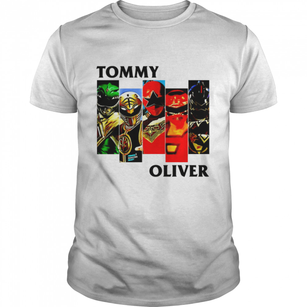 Vintage Power Rangers Rip Jdf Tommy Oliver shirt