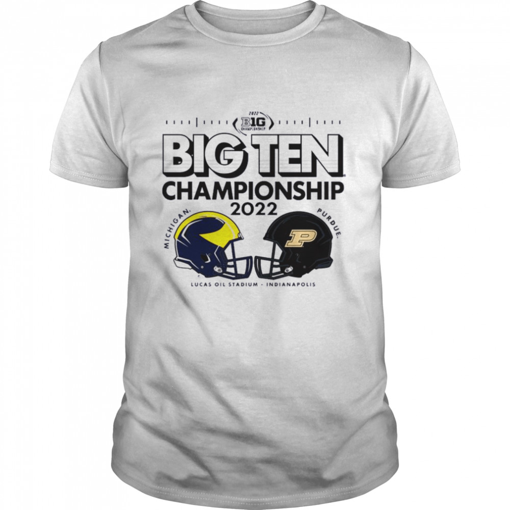 Big Ten Championship Game Matchup 2022 Michigan Vs Purdue Shirt