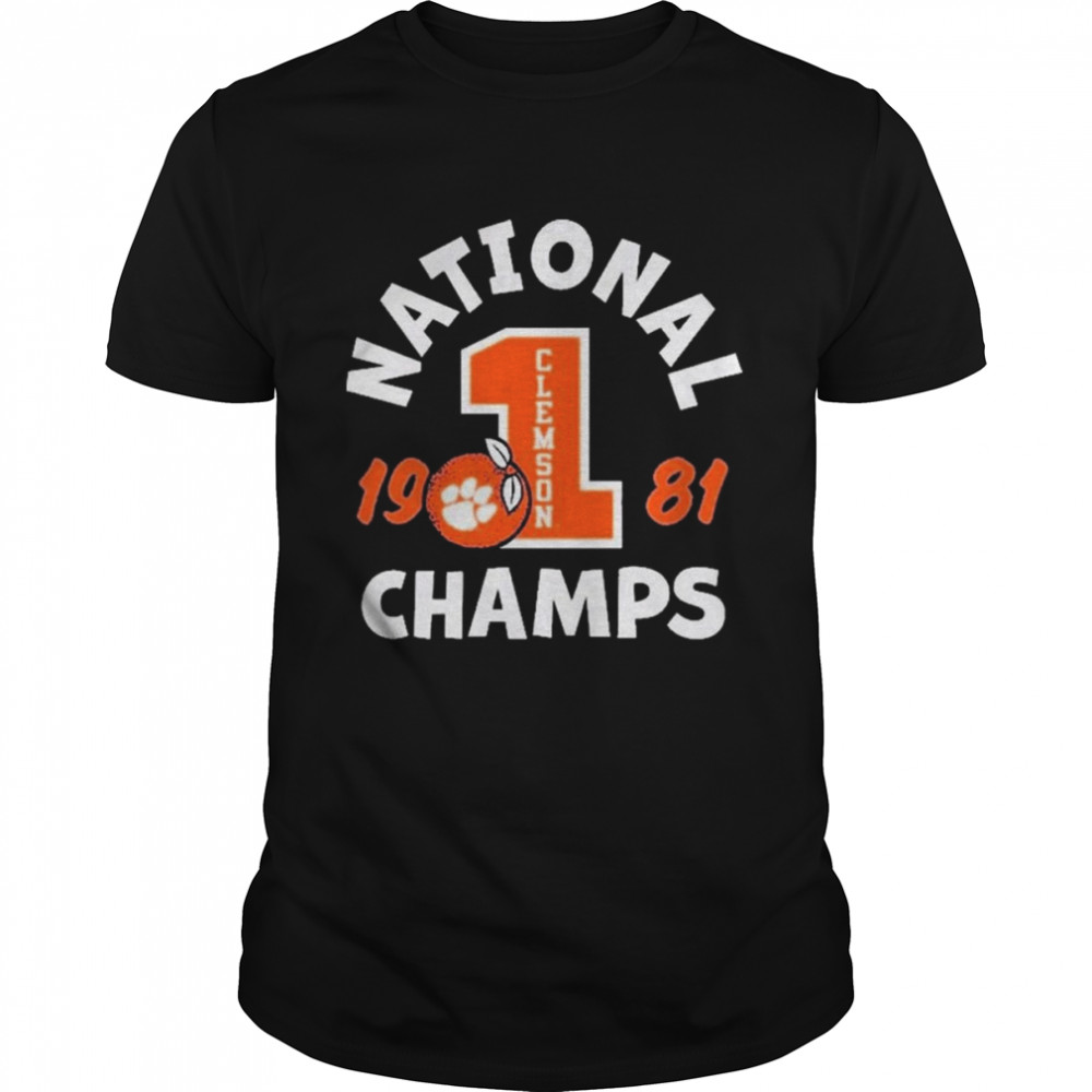 Clemson Football 1981 National Champs Shirt