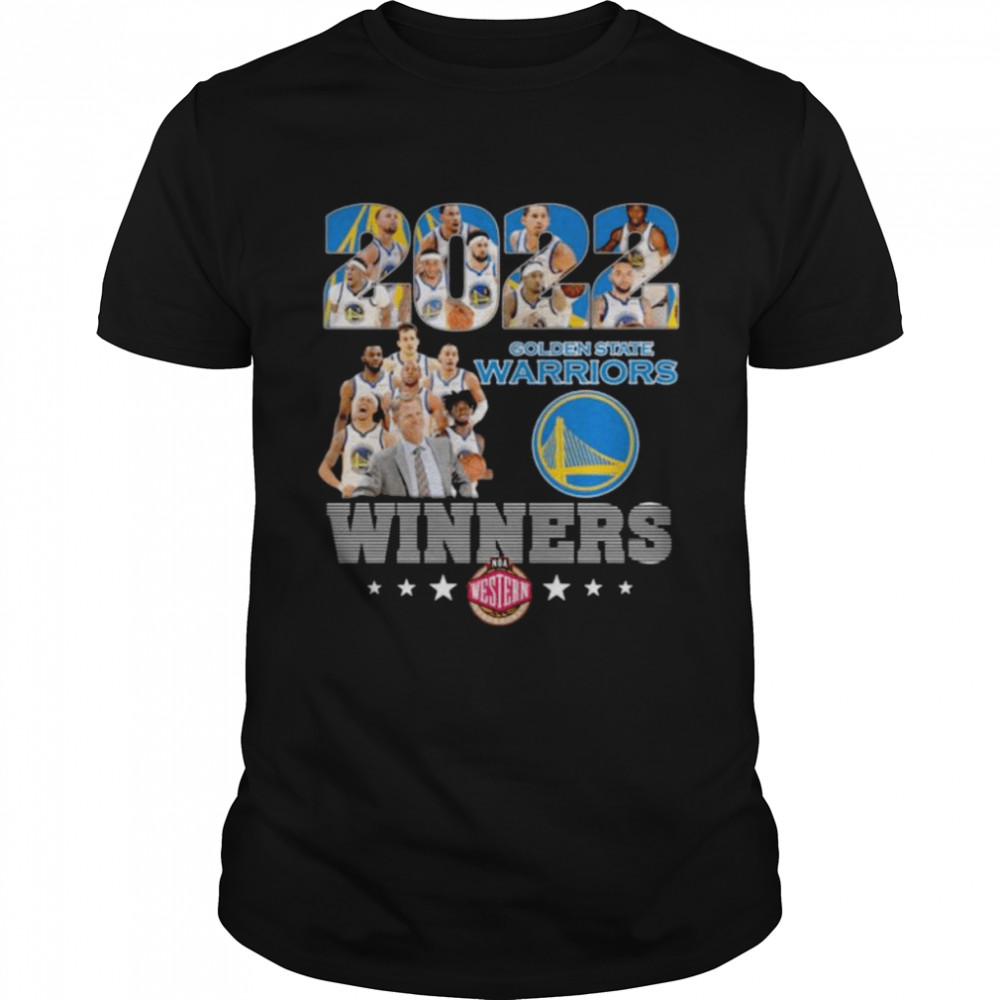 Golden State Warriors 2022 WInners NBA Western shirt