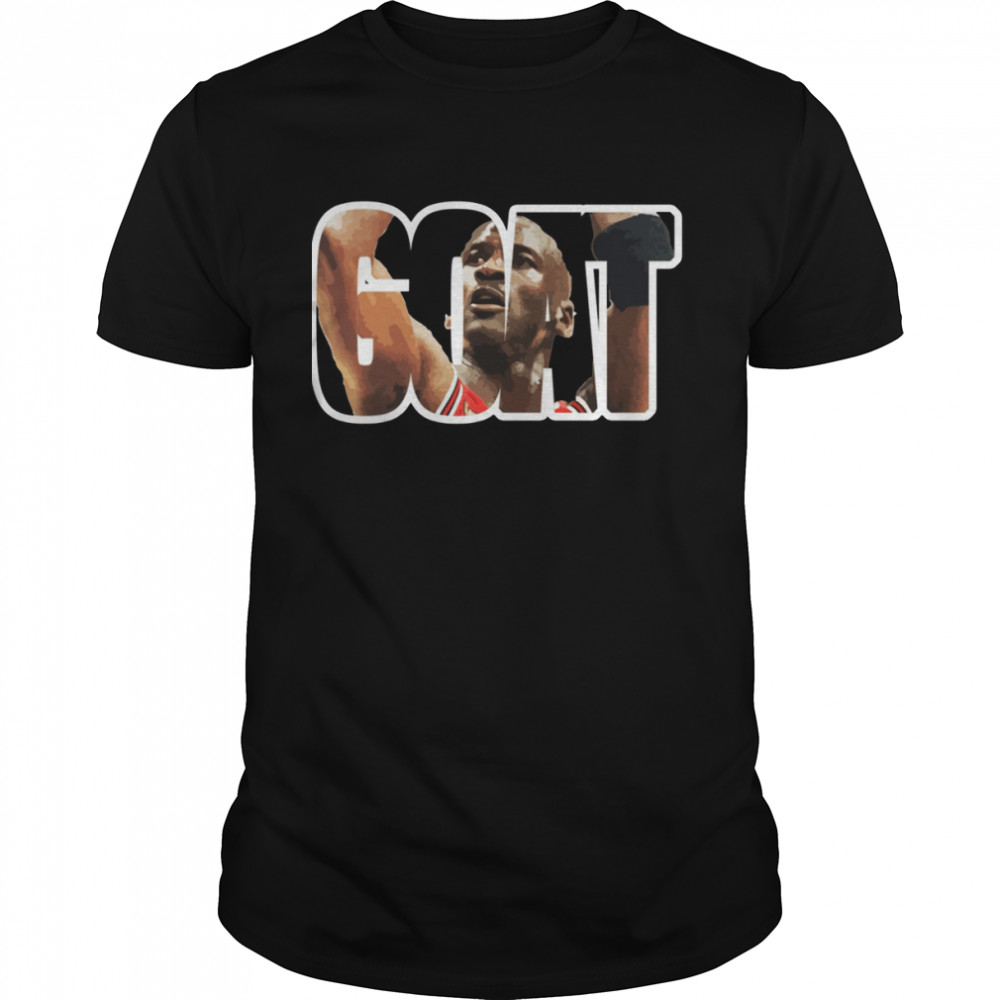 Michael Jordan Goat Cut Out Basketball shirt