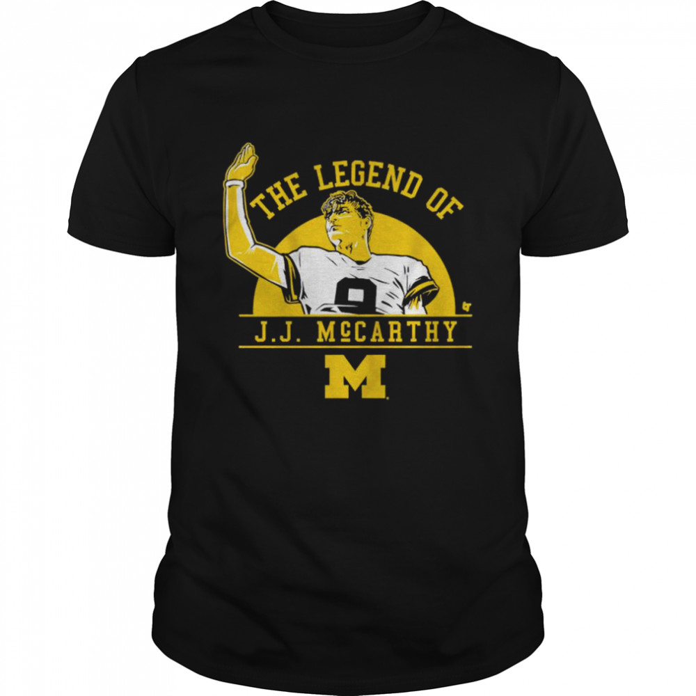 Michigan Football Legend of J.J. McCarthy Shirt