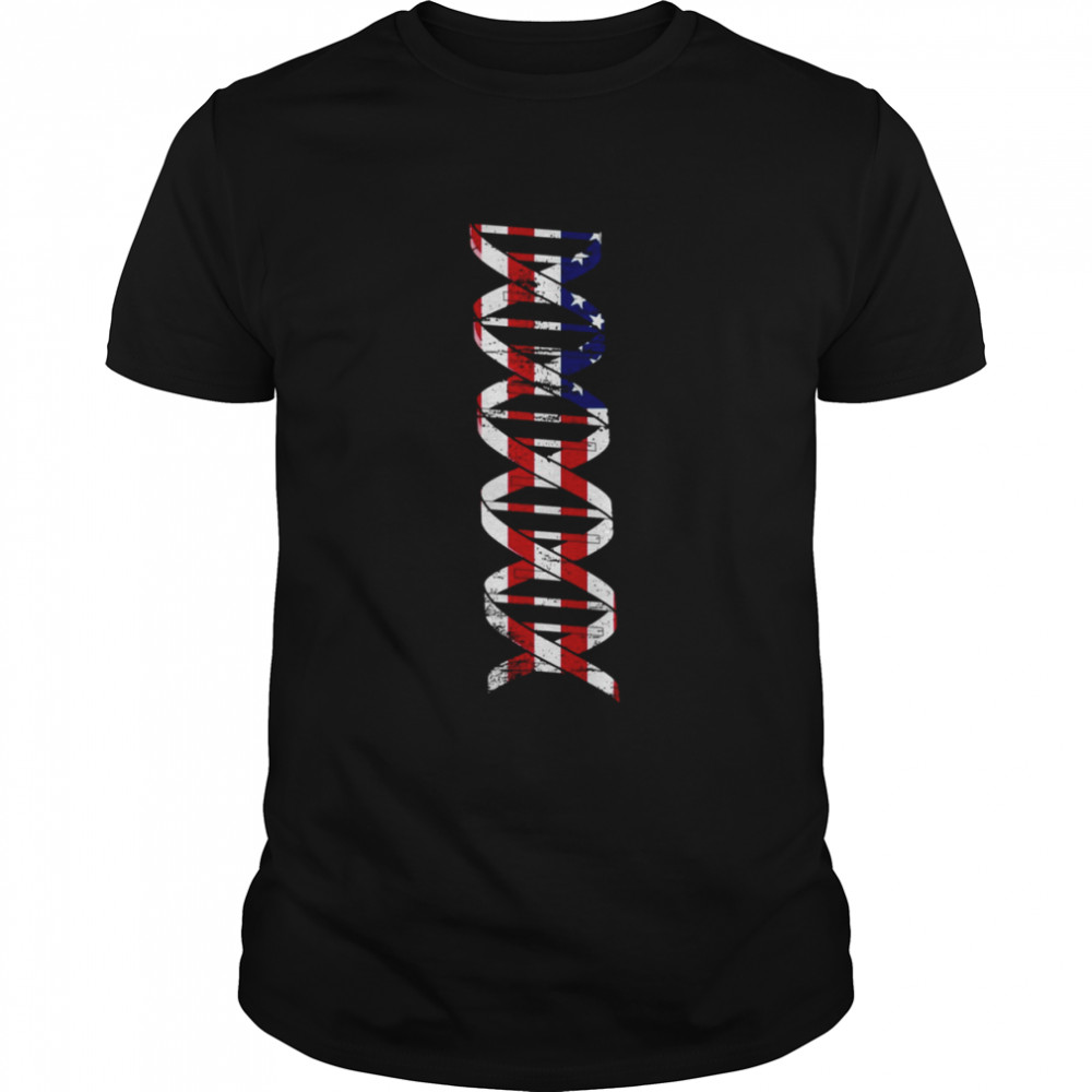 My Dna Is American Patriotic Vintage shirt