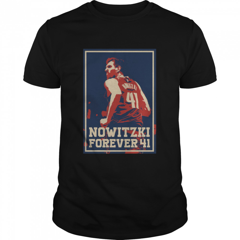 Navy Champion Dirk Nowitzki shirt