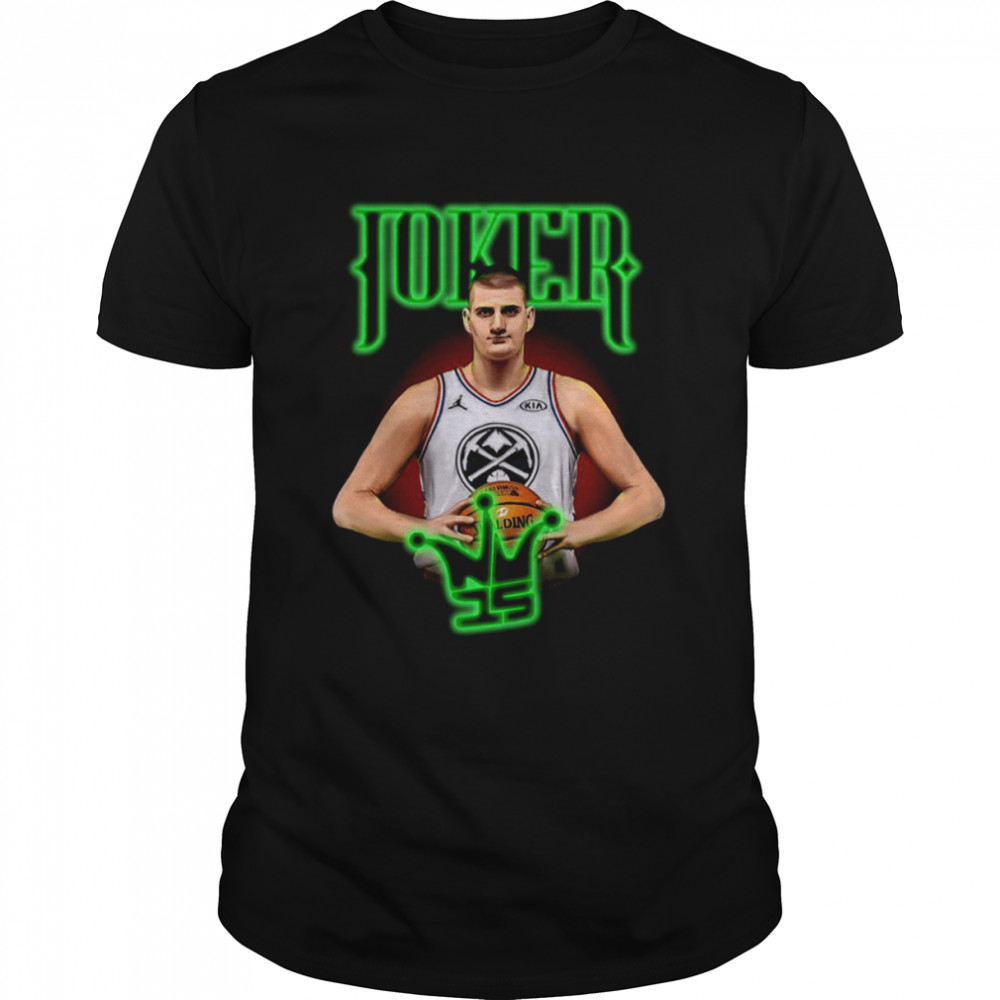 Nikola Joker Jokic Neon Design Basketball shirt