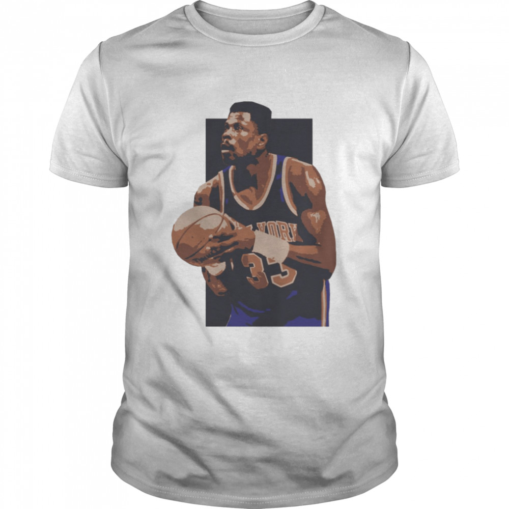 Patrick Ewing 90s Portrait Basketball shirt