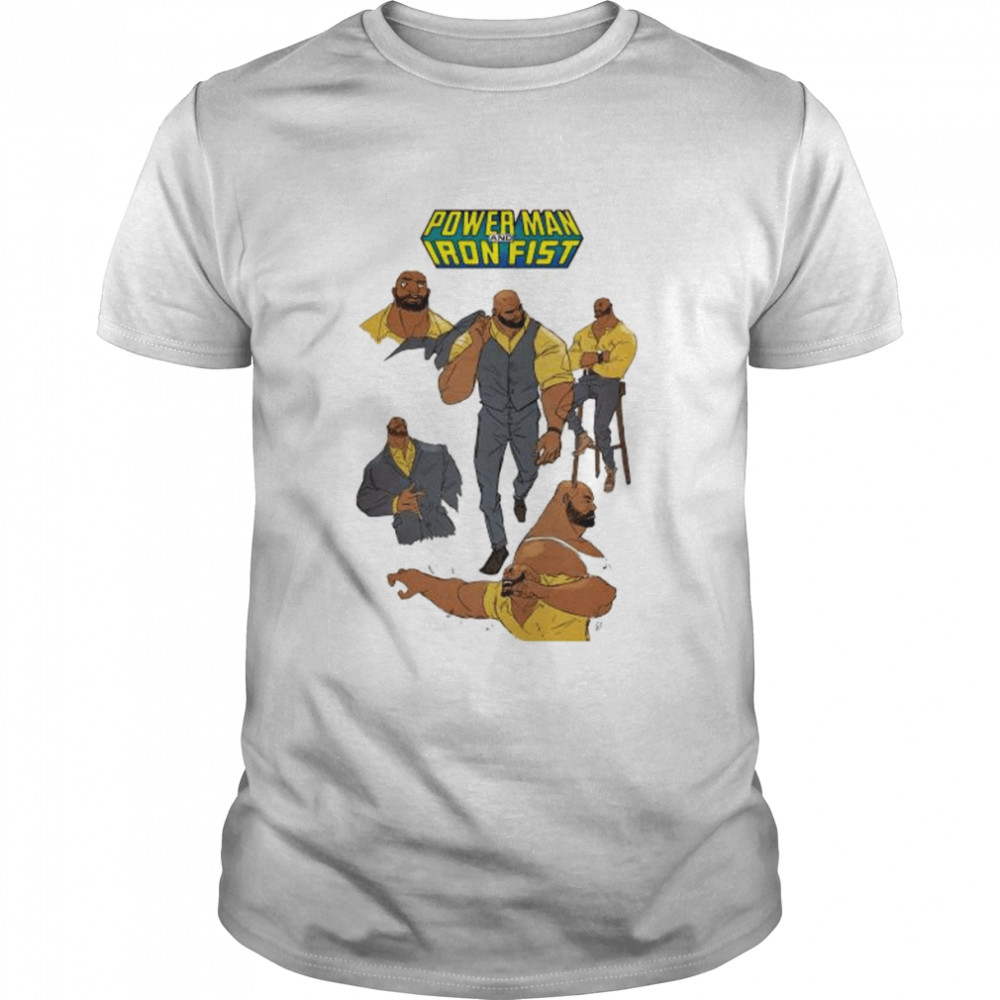 Power Man And Iron Fist Luke Cage At Work Shirt