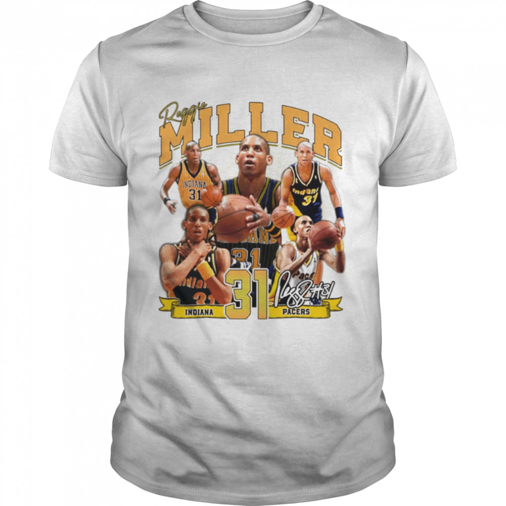 Reggie Miller Choke Sign Basketball Legend Player shirt