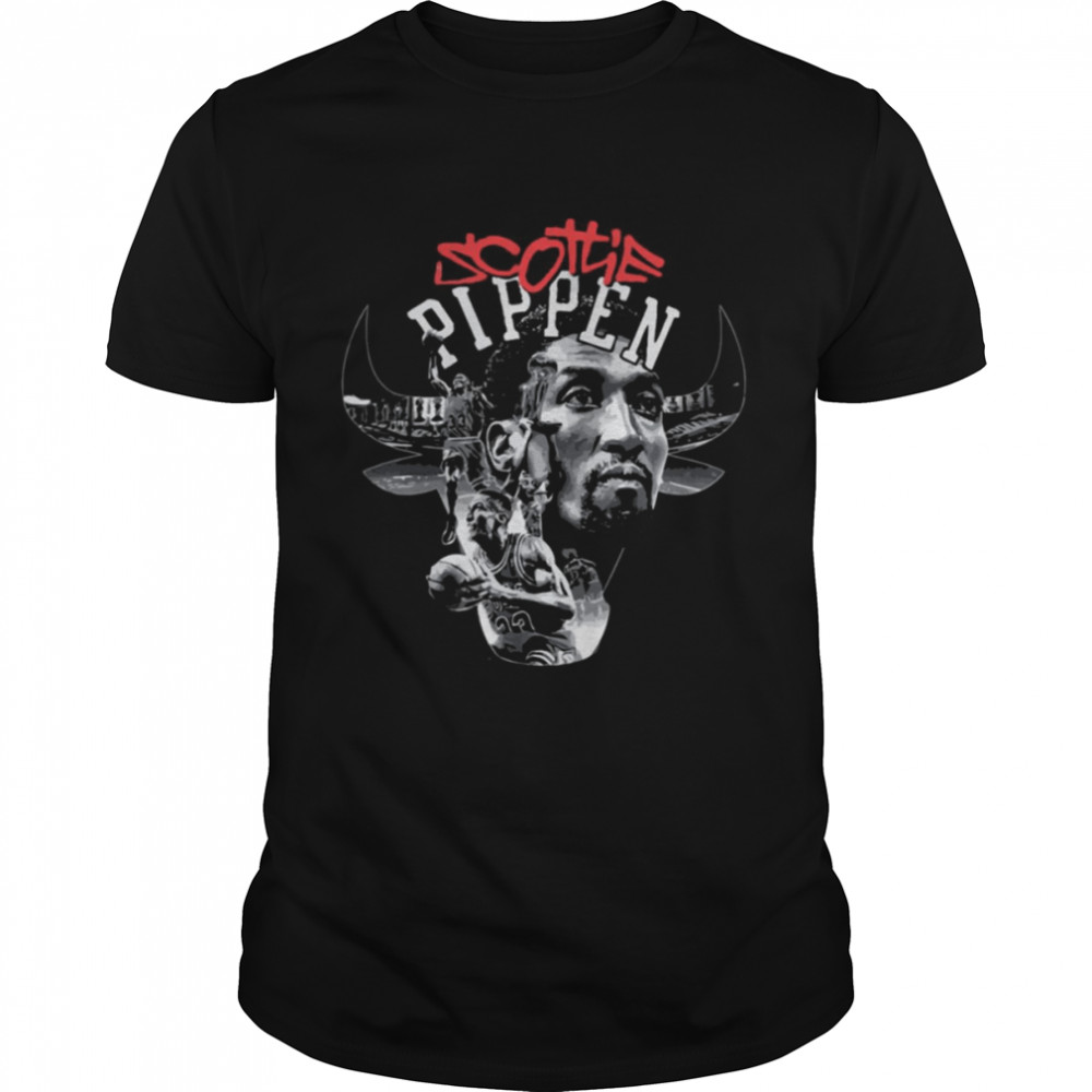 Skotanduk Black Design Scottie Pippen shirt