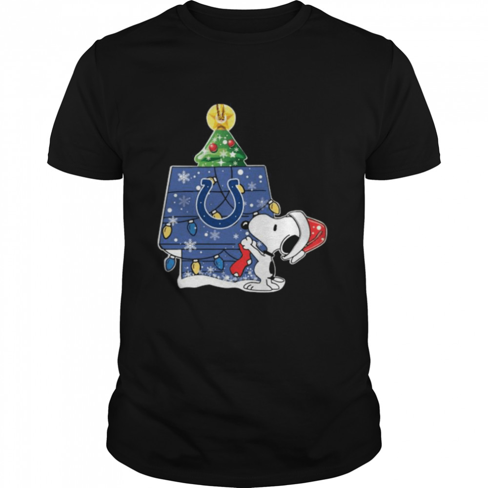 Snoopy Santa Hat Indianapolis Colts Christmas 2022 shirt