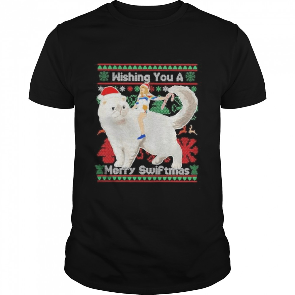 Taylor Swift Wishing You a Merry Swiftmas ugly 2022 shirt