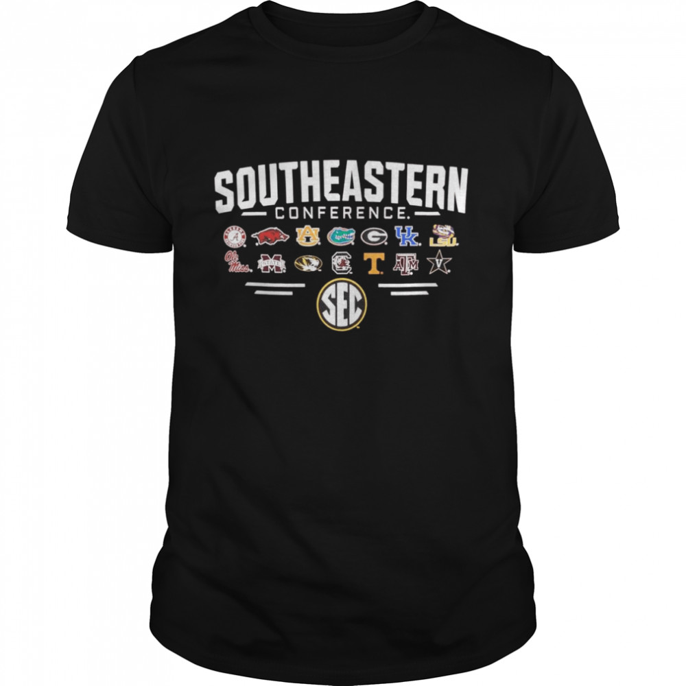 Texas A and M Bar SEC Southeastern Conference 14 teams 2022 shirt