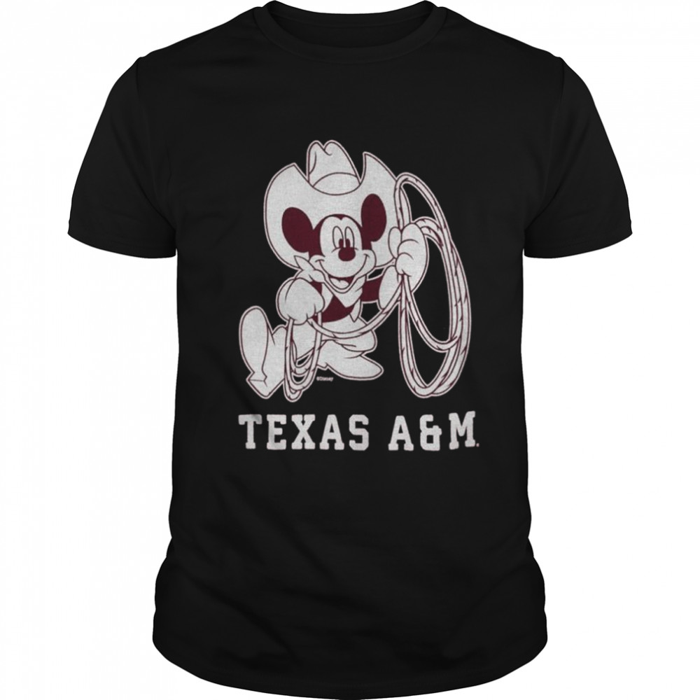 Texas A&M Roper Mickey Shirt