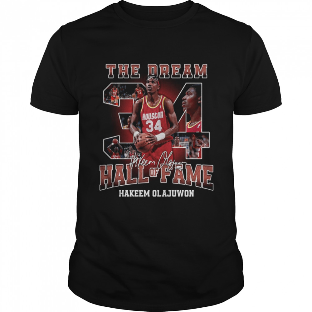 The Dream Houston Basketball Hakeem Olajuwon Legend Signature shirt