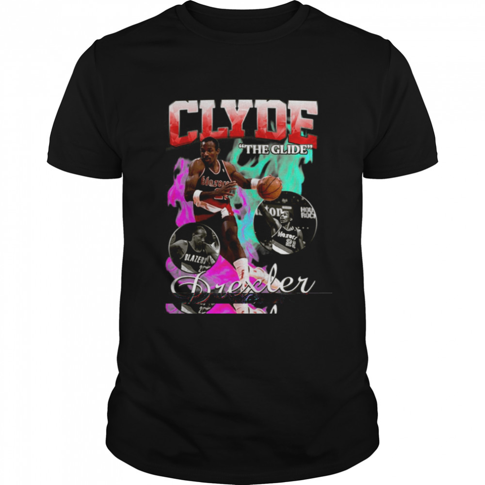 The Glide Clyde Drexler Hakeem Olajuwon shirt