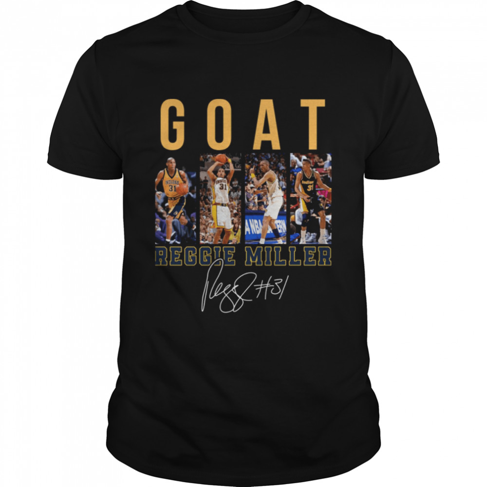 The Goat Design Reggie Miller Choke Basketball Signature shirt