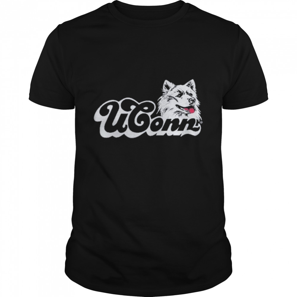 UConn Huskies logo tee shirt