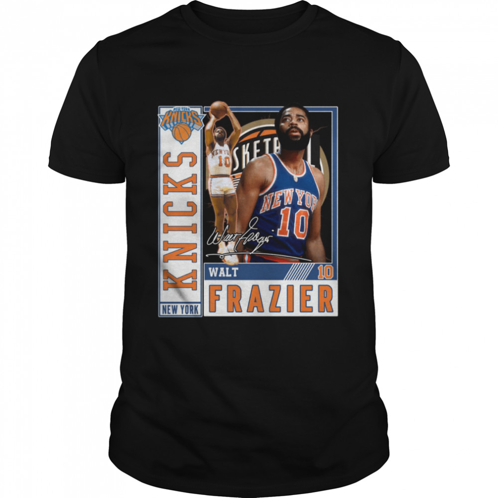 Walt Frazier Clyde Graphic New York Basketball shirt