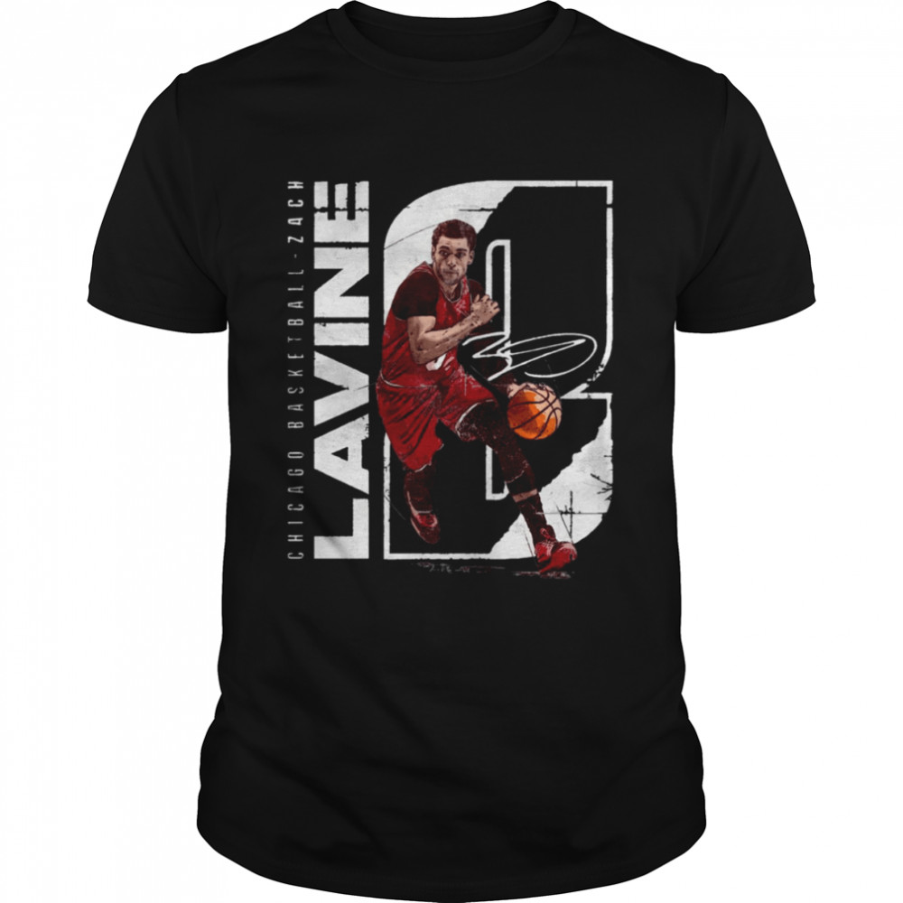 Zach Lavine Graphic Signature Bulls Basketball shirt