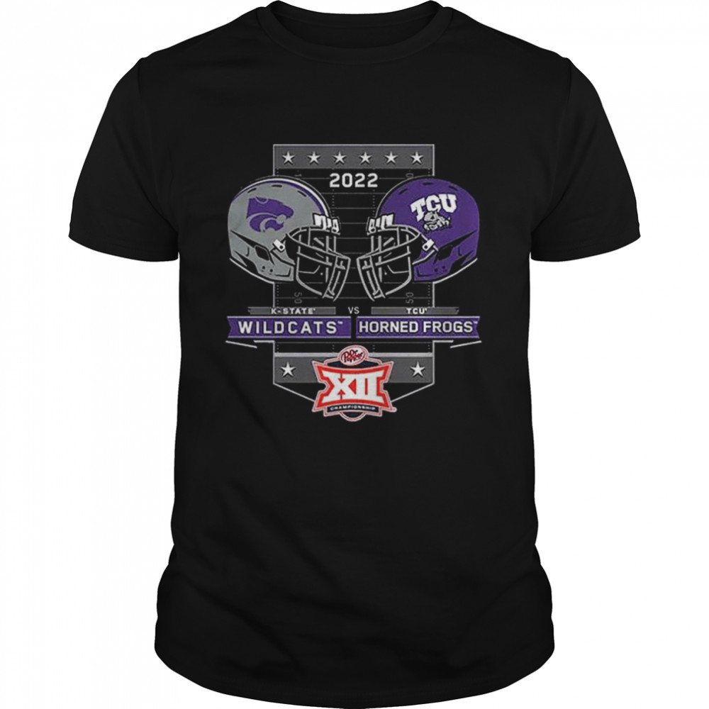 2022 K-State Wildcats Vs TCU Horned Frogs Big 12 Football Championship Bound Shirt