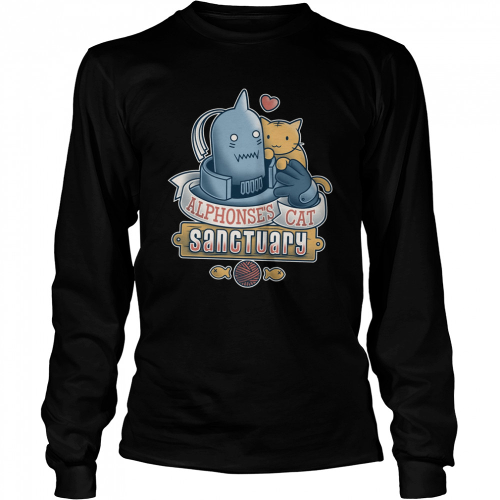 Alphonse’s Cat Sanctuary Fullmetal Alchemist shirt Long Sleeved T-shirt