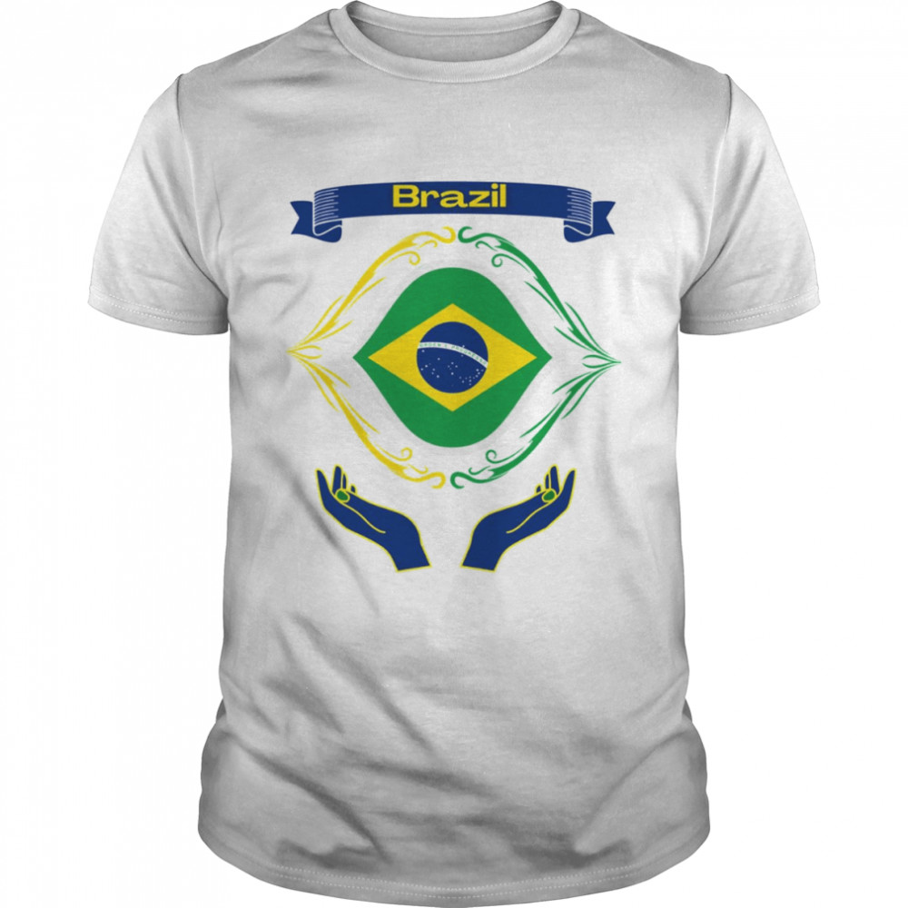 Great World Cup Qatar 2022 Brazil Design shirt