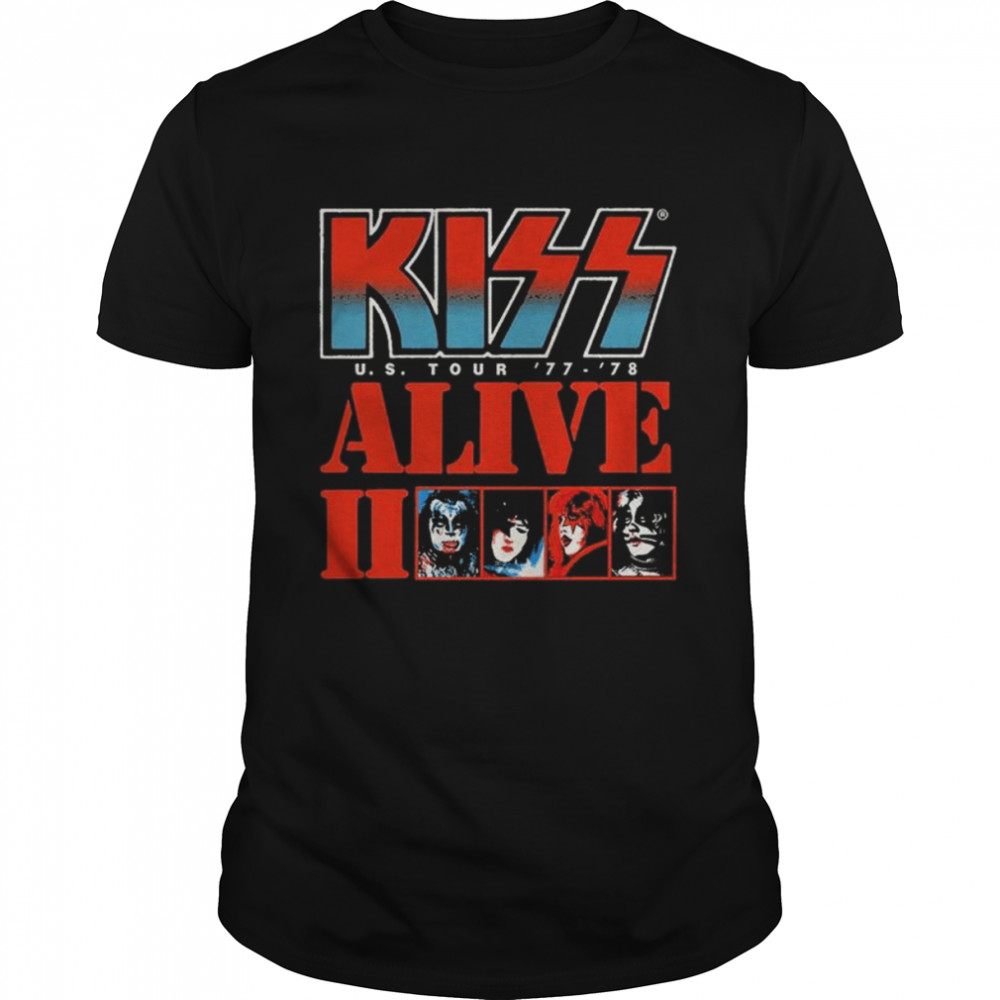 Kiss U.S Tour 77-78 Alive II shirt