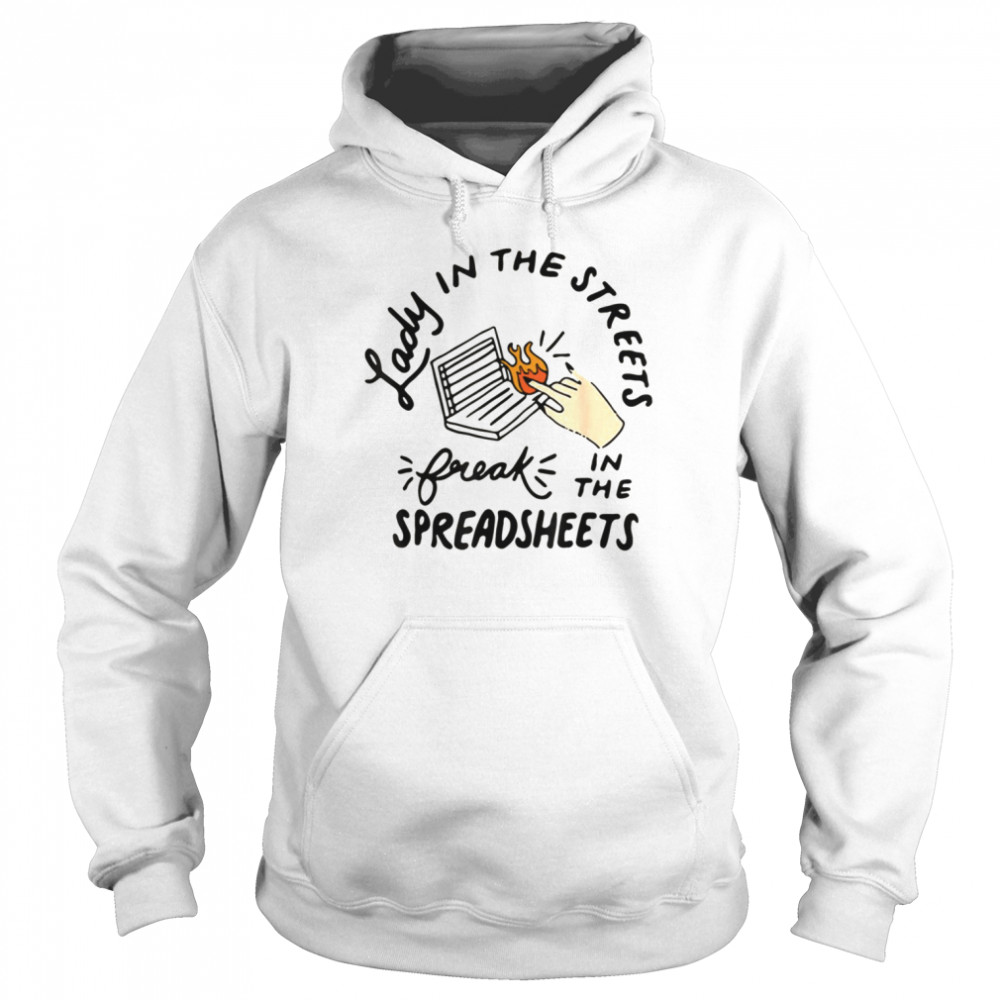 Lady In The Streets Freak In The Sheets Excel shirt Unisex Hoodie