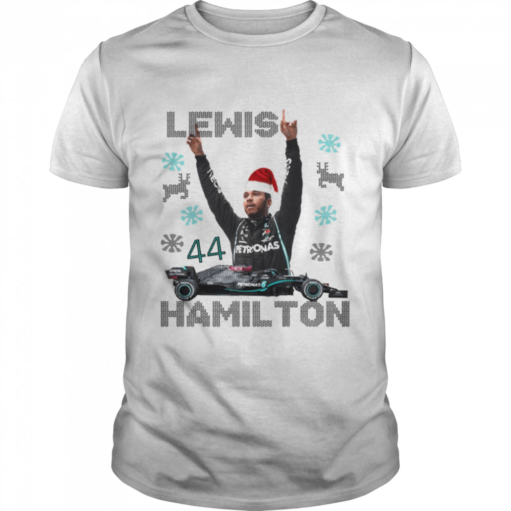 Lewis Hamilton 44 F1 Christmas shirt