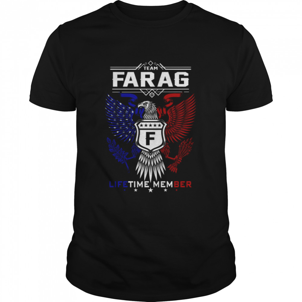 Lifetime Member Farag Eagle Gift Item shirt