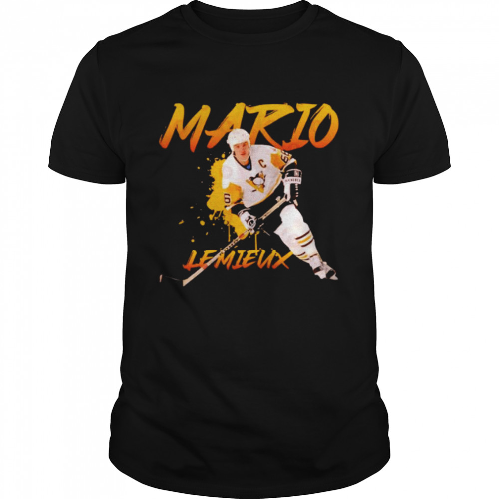 mario Lemieux Pittsburgh Penguins hockey shirt