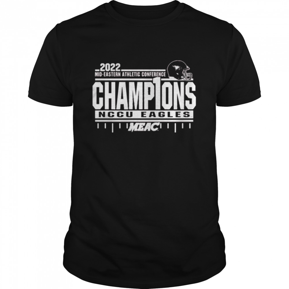 North Carolina Central University Football 2022 MEAC Champions T-Shirt