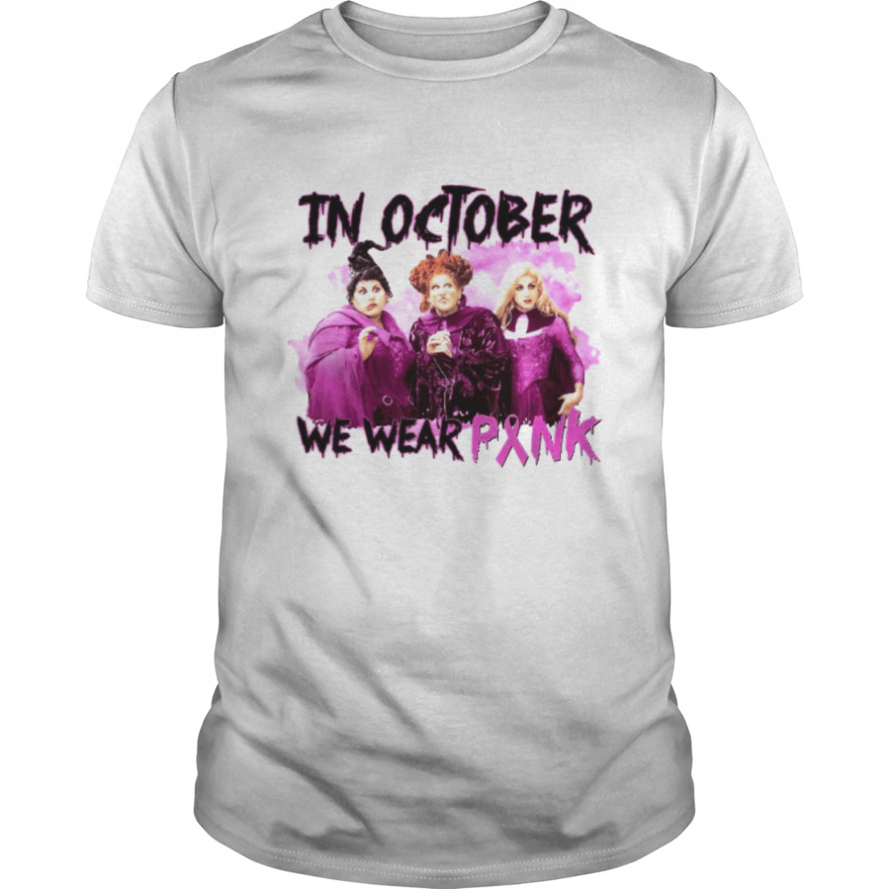 Sanderson Witches Breast Cancer Shirt