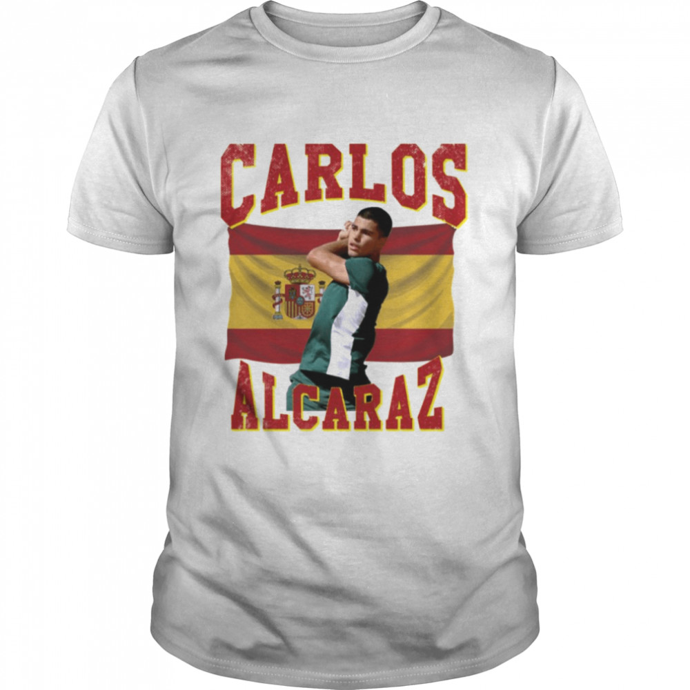 Spanish Tennis Player Graphic Carlos Alcaraz shirt